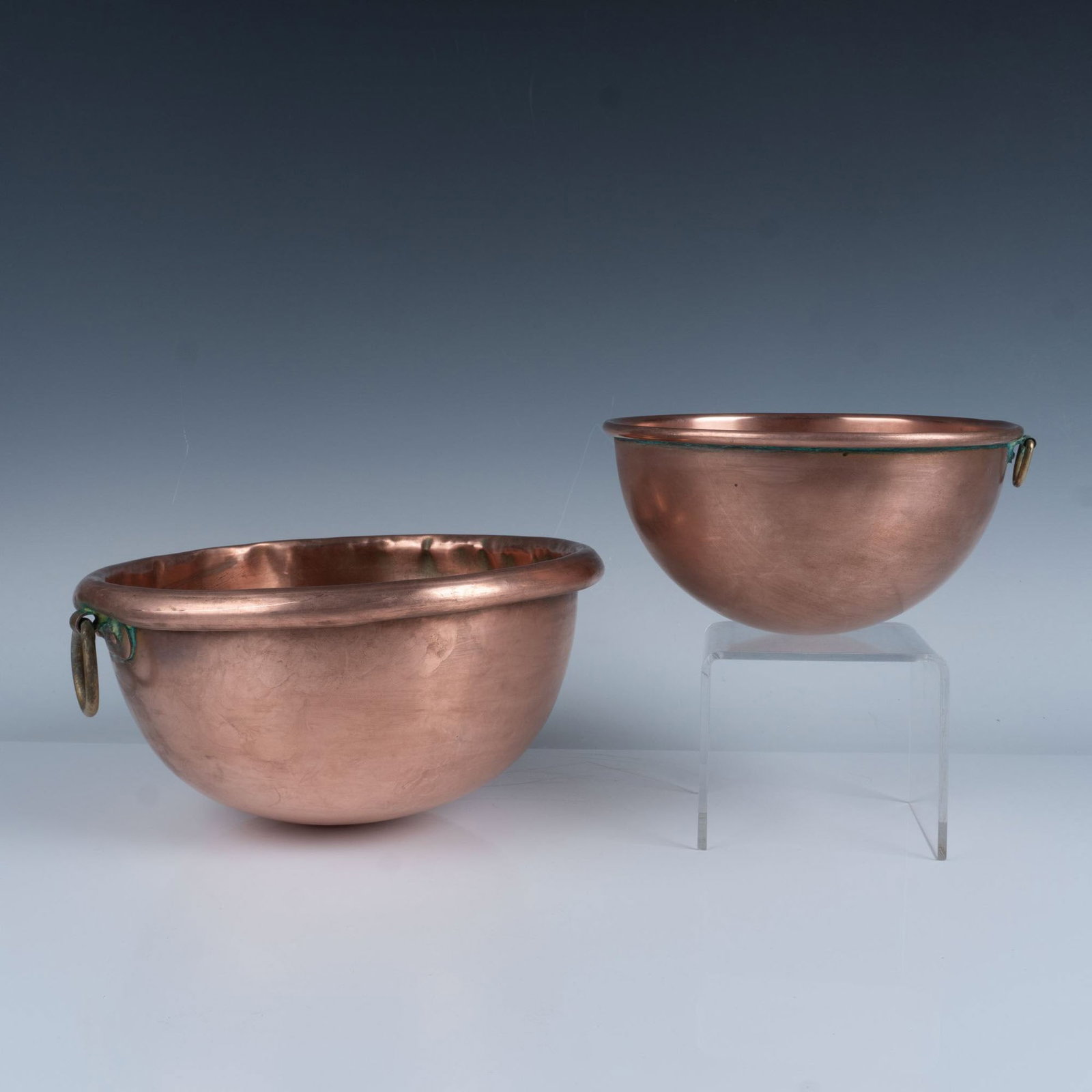 2pc Vintage Copper Bowls (1 of 8)