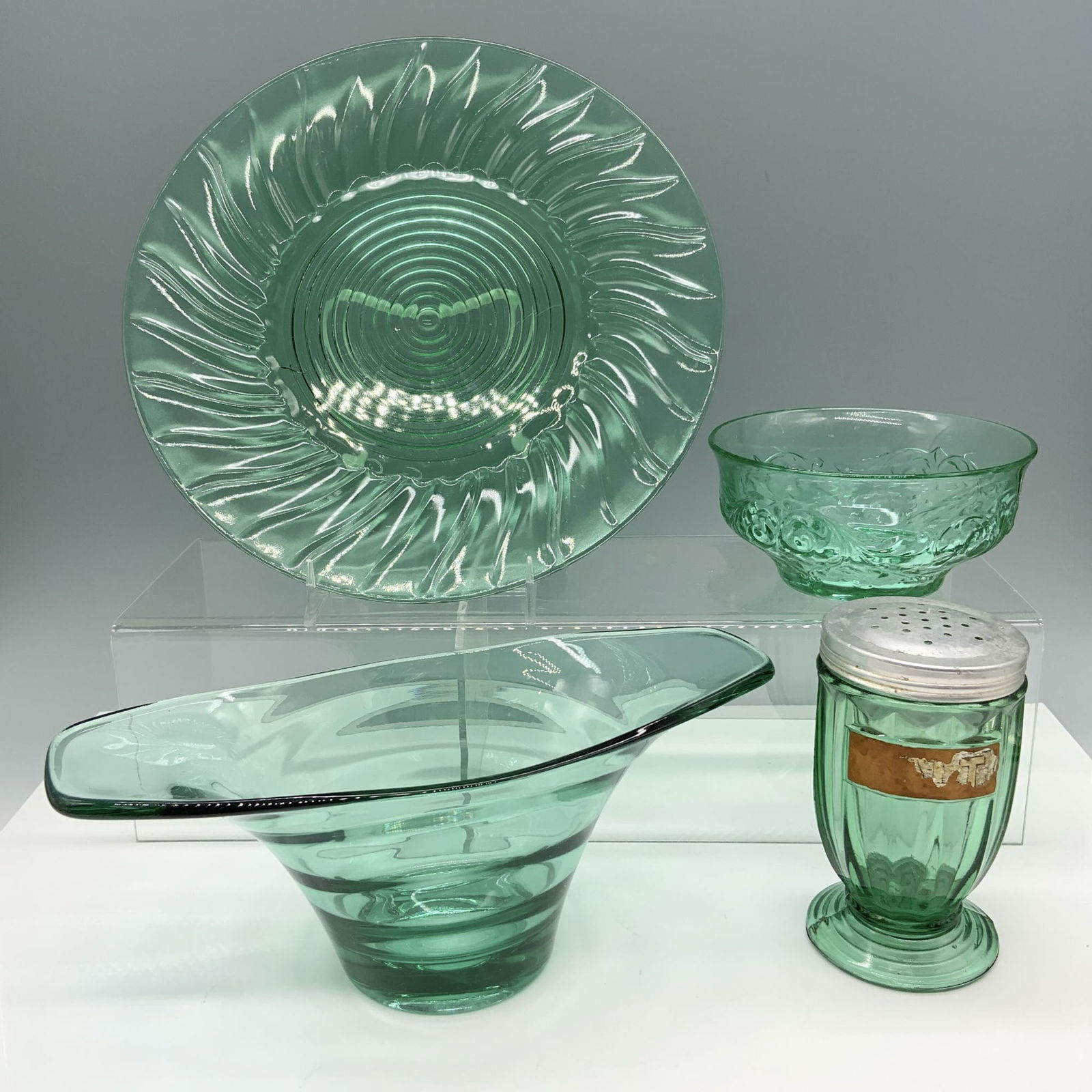 4pc Jeannette, Duncan & Miller, and Assorted Tableware (1 of 3)