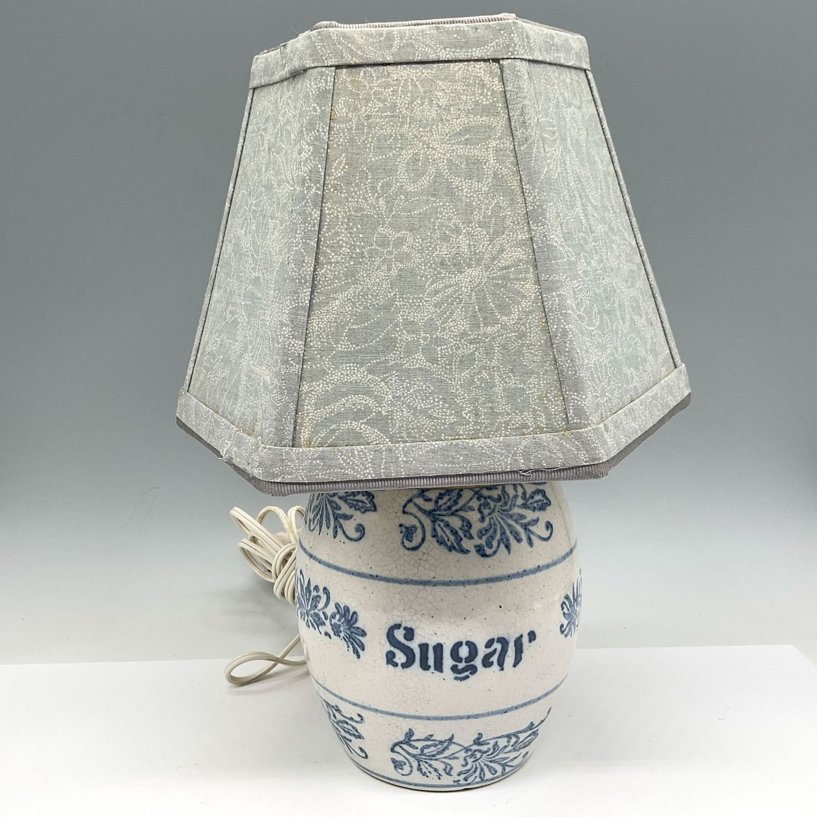 Blue Crockery Sugar Table Lamp (1 of 4)