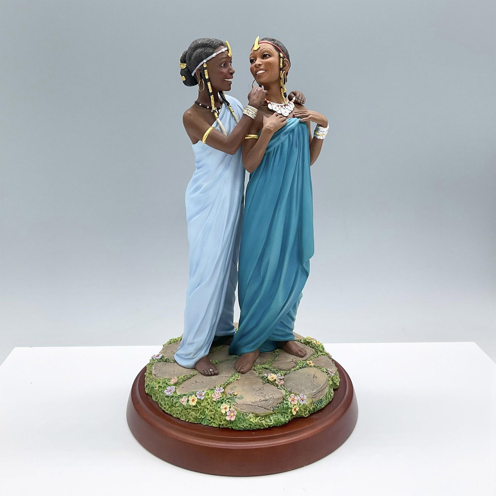 Thomas Blackshear Ebony Visions Figurine, Sisters Forever (1 of 4)