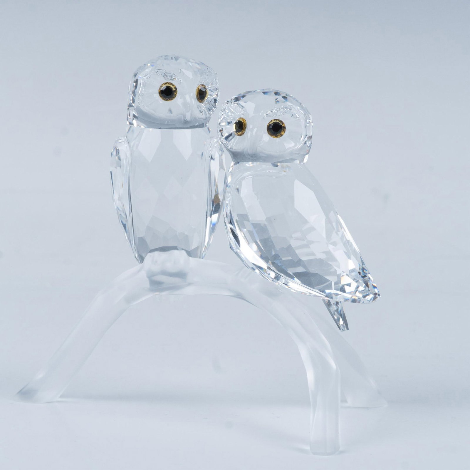 Swarovski Crystal Figurine, Owl Couple 1003312 (1 of 5)