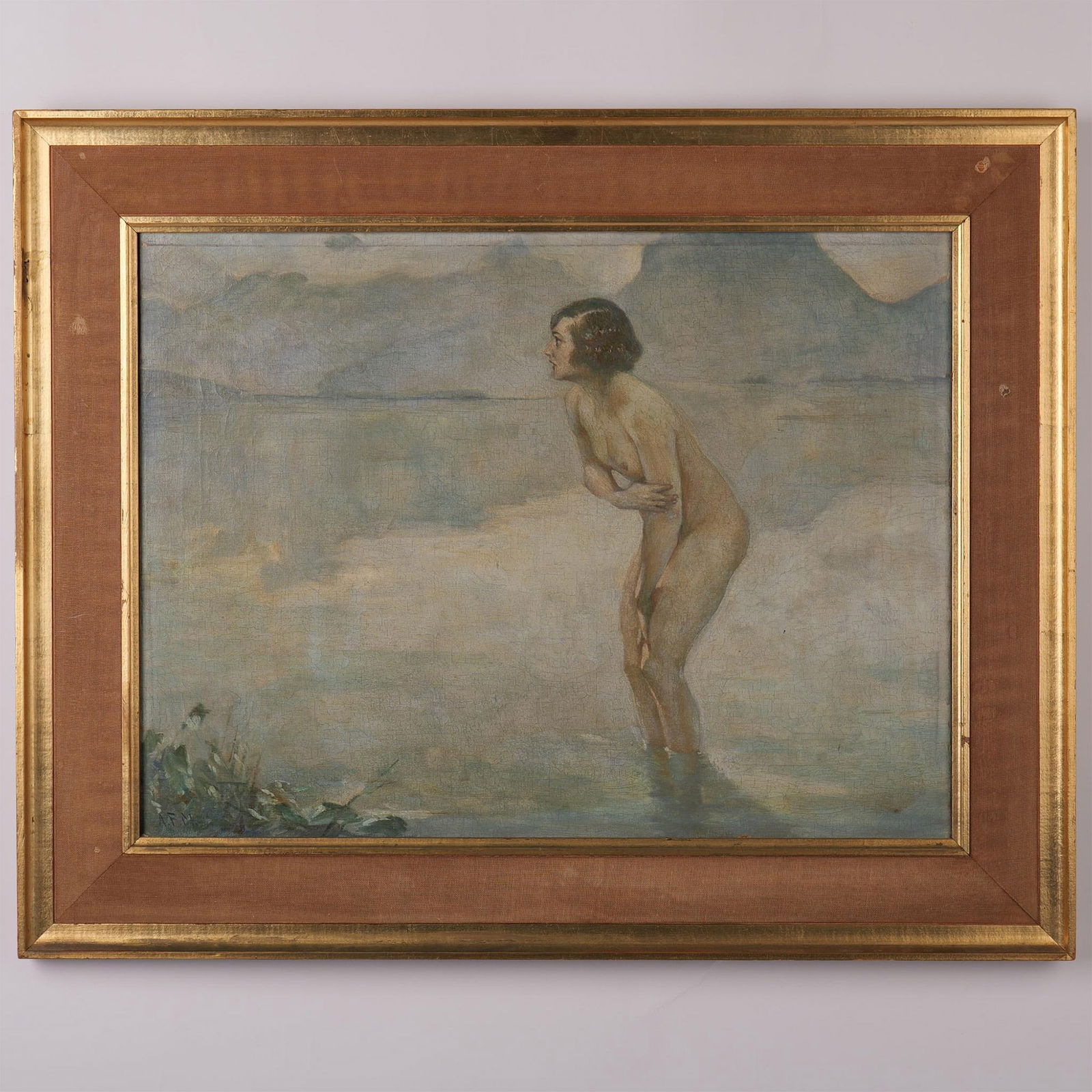 Follower of Paul Emile Chabas, Antique Oil on Canvas, Signed (1 of 5)