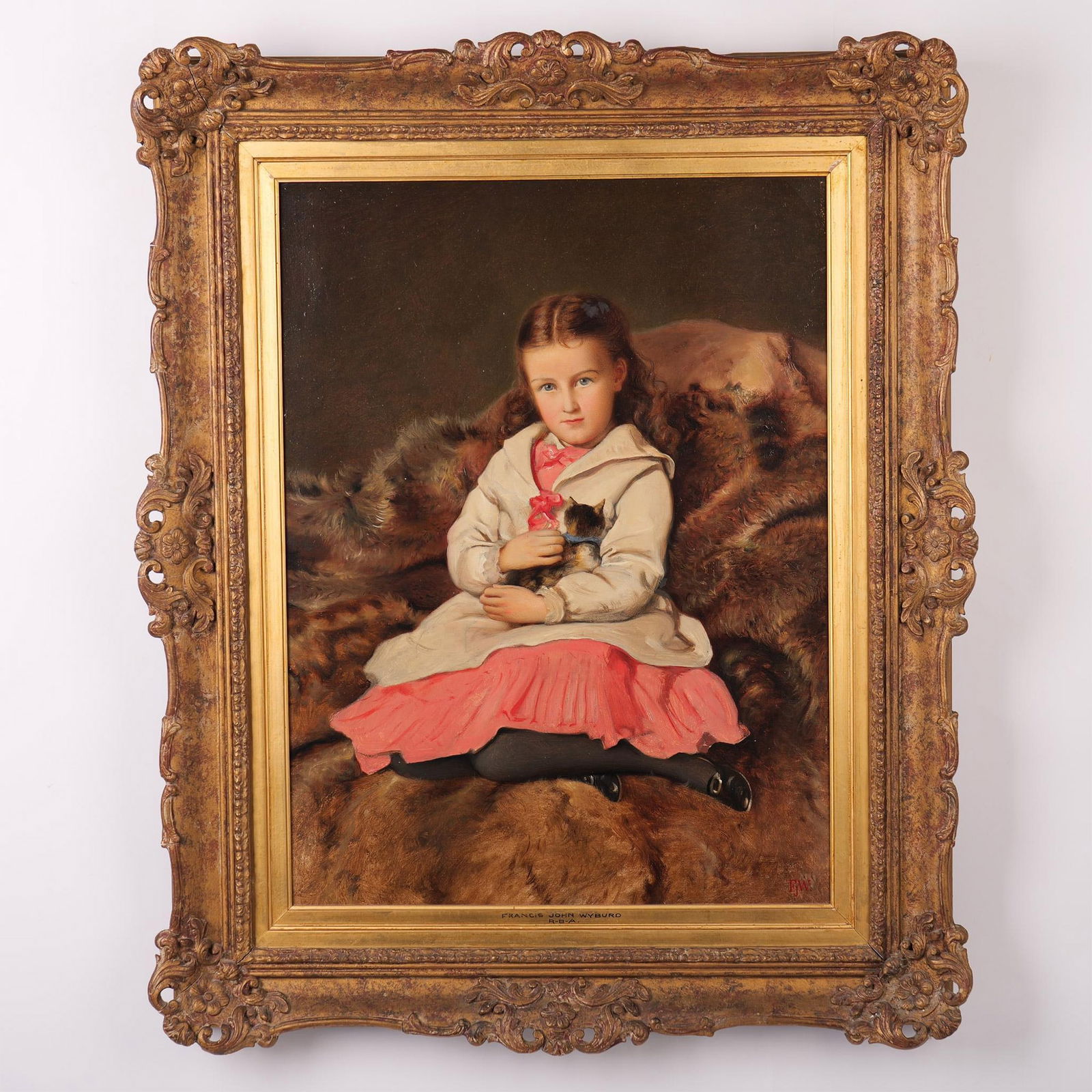 Francis John Wyburd, Antique Original Oil on Canvas, Signed (1 of 6)