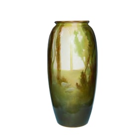Doulton Burslem Fred Hancock Vase, The Golden Hour