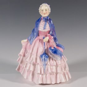 Royal Doulton Colorway Figurine of the Gentlewoman Signed Harry Allen