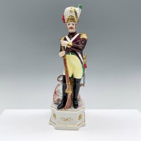 Porcelain European Military Figurine