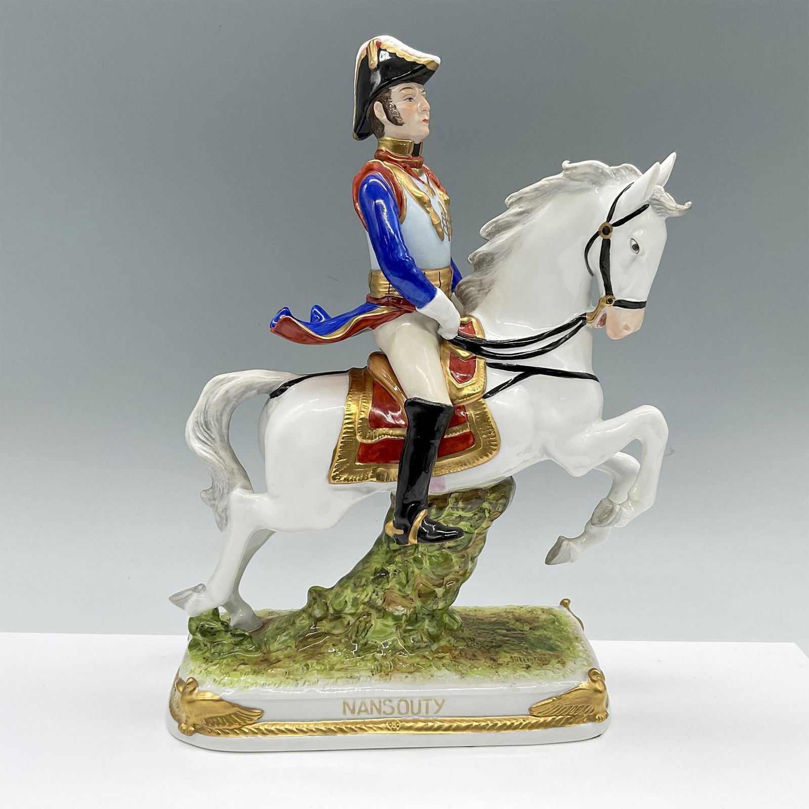 Scheibe-Alsbach Porcelain Military Figurine, Nansouty (1 of 3)