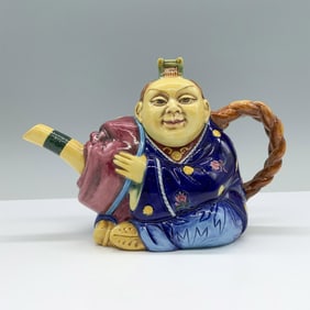Minton Porcelain Teapot, Chinamen