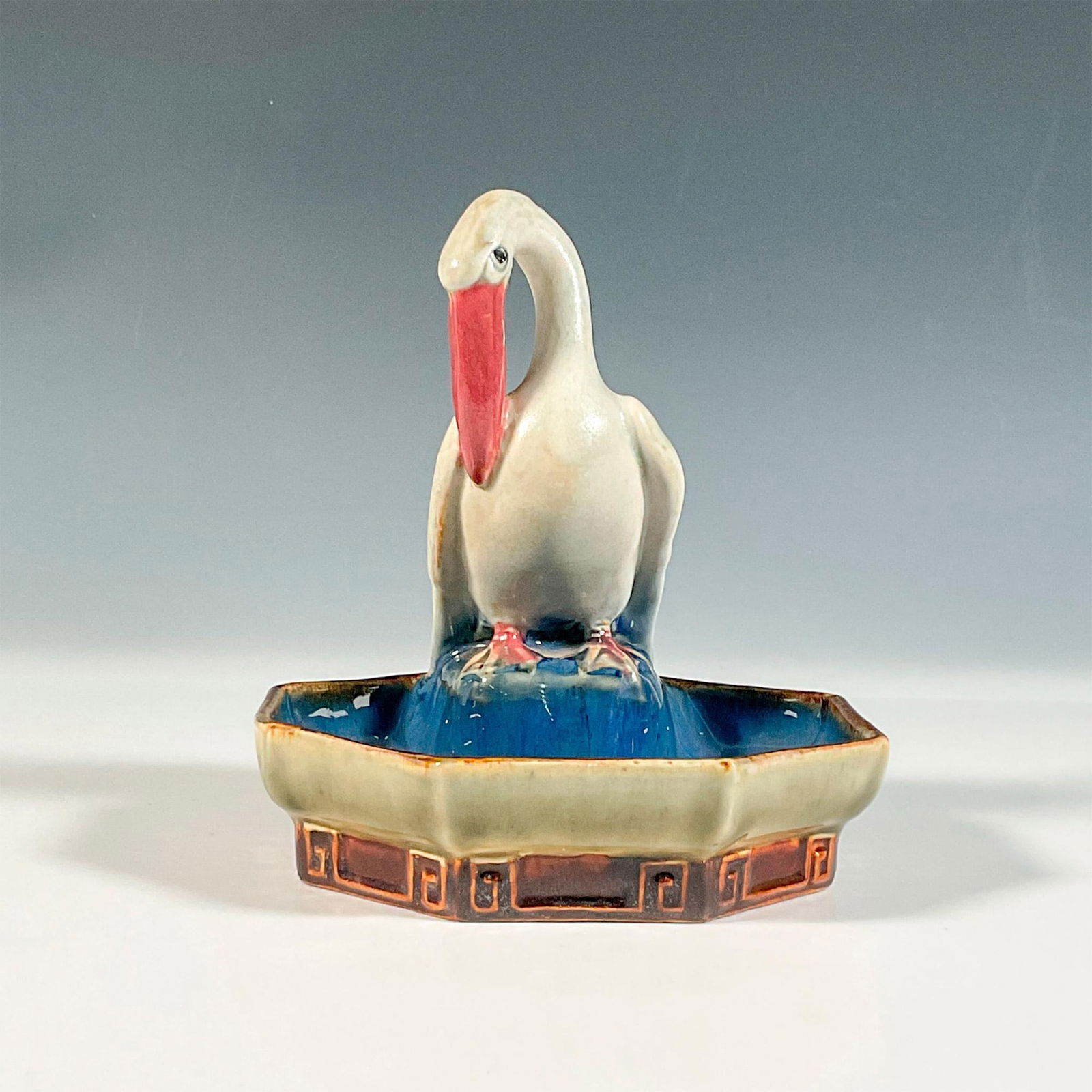Doulton Lambeth Harry Simeon Stoneware Bibelot, Pelican (1 of 3)