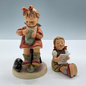 2pc Goebel Hummel Figurines, Mother's Helper & Music Sheet