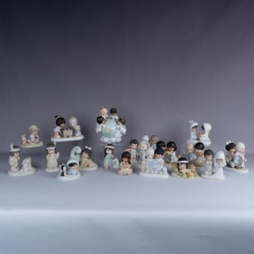 18pc Precious Moments Porcelain Figurines