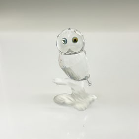 Swarovski Crystal Figurine Owl on Branch, Up in the Trees