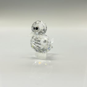 Swarovski Silver Crystal Figurine, Duck Standing 7666 NR 32