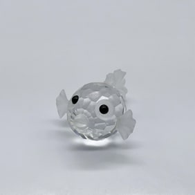 Swarovski Crystal Figurine, Blowfish - Mini