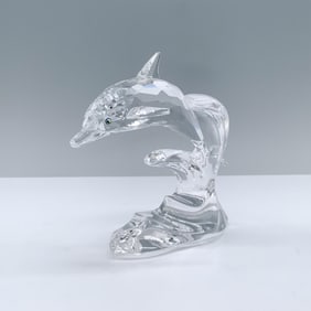 Swarovski Crystal Figurine, Dolphin On A Wave