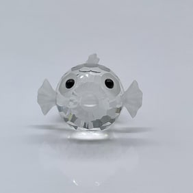 Swarovski Crystal Figurine, Miniature Blowfish