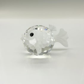 Swarovski Silver Crystal Blowfish Figurine