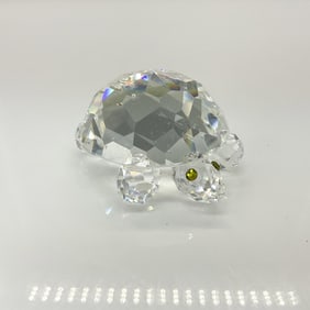 Swarovski Silver Crystal Turtle Figurine, 7632 NR 030