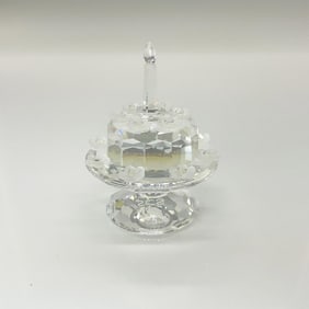 Swarovski SCS Figurine, Happy Birthday Cake