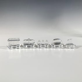 5pc Swarovski Crystal Train Express Set