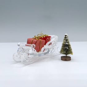 Swarovski Crystal Figurine, Sleigh