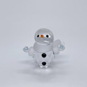 Swarovski Crystal Figurine, Snowman Little