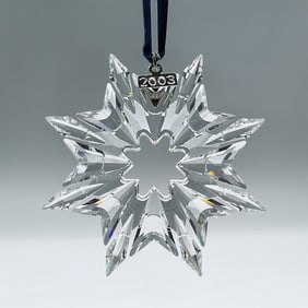 Swarovski Crystal Figurine, 2003 Christmas Ornament