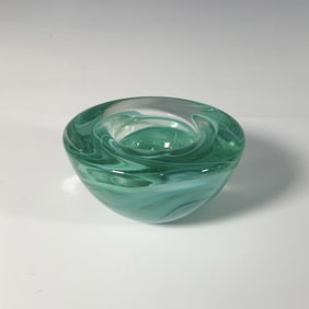 Kosta Boda Art Glass Atoll Votive Tealight Candle Holder