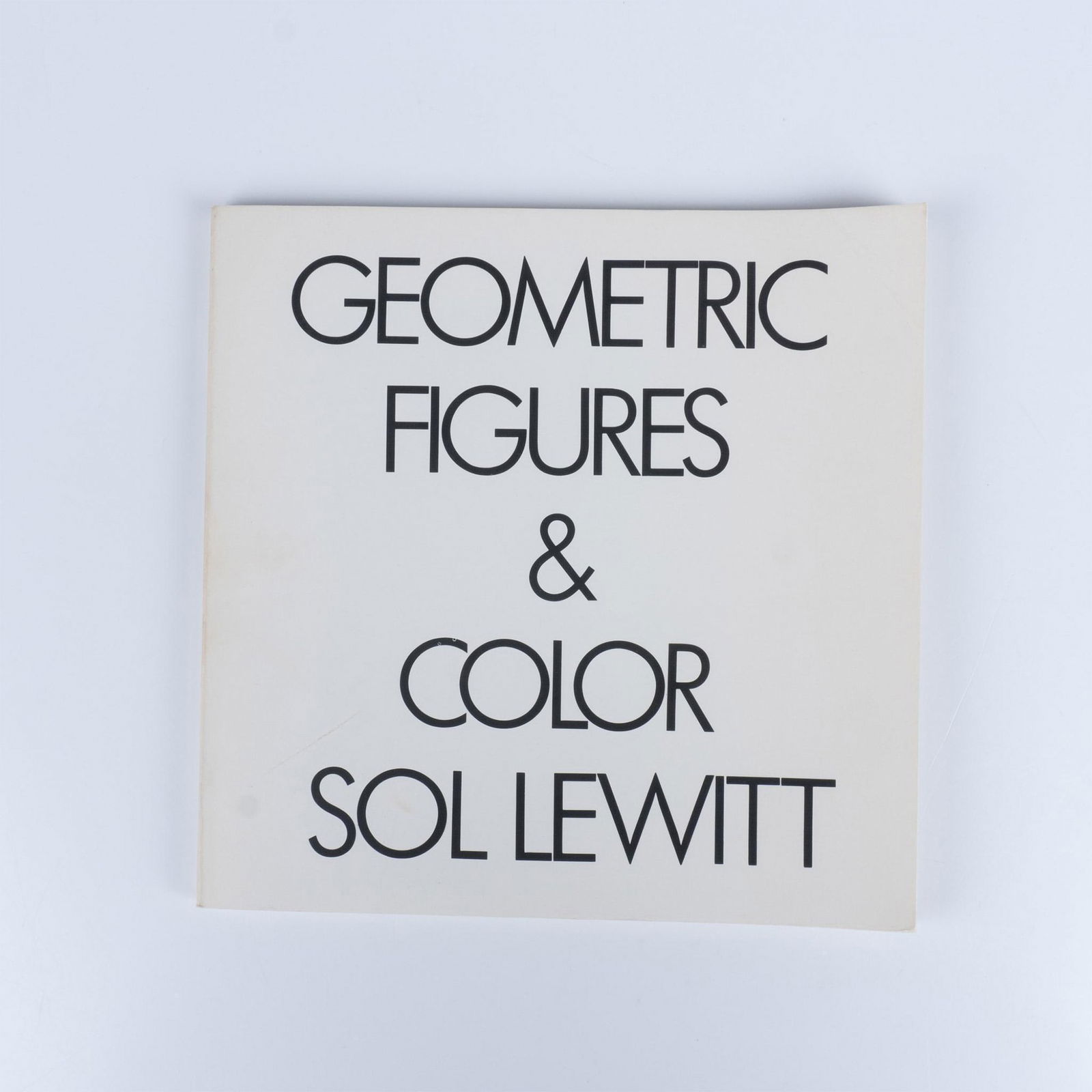 1st Edition Sol LeWitt Book, Geometric Figures & Color (1 of 2)