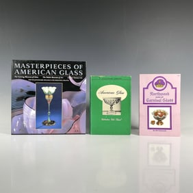 3 Assorted Non Fiction Books on American Glass