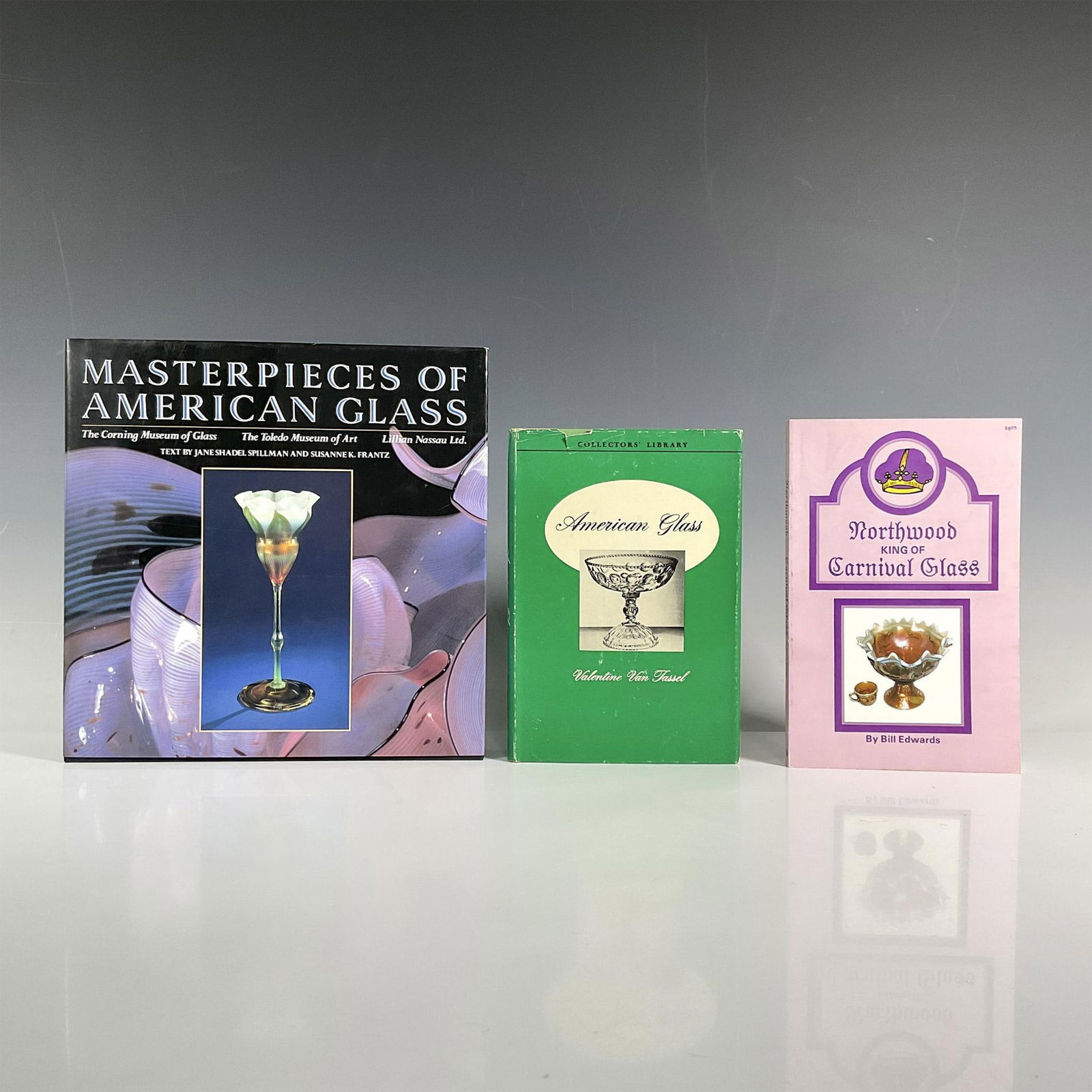 3 Assorted Non Fiction Books on American Glass (1 of 2)