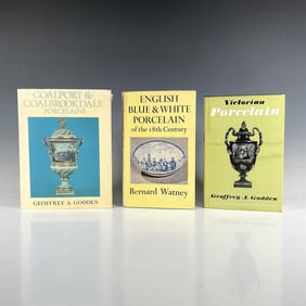 3 Assorted Non Fiction Books on Porcelain