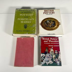 4 Assorted Books on British Pottery