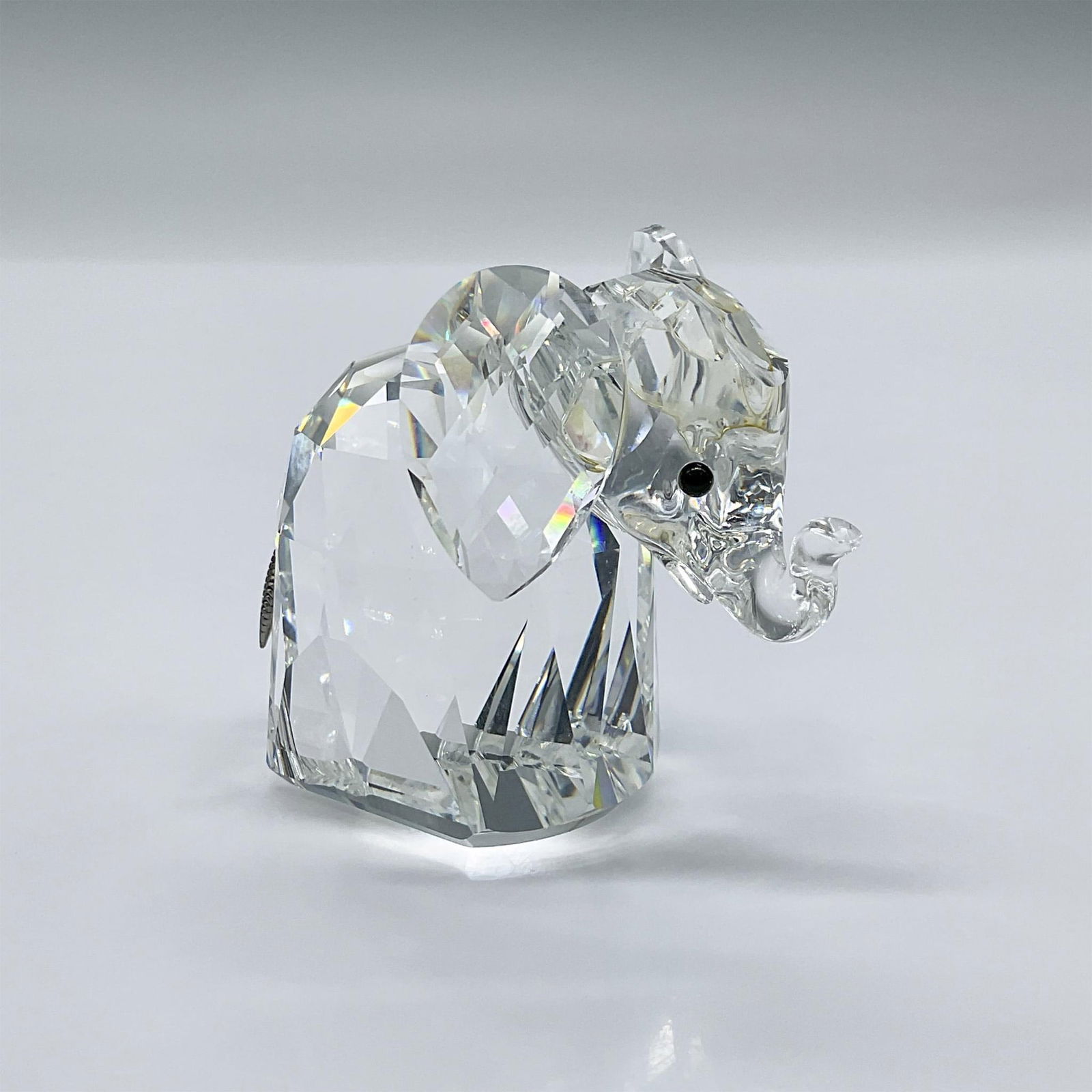 Swarovski Crystal Figurine, Elephant with Metal Tail (1 of 4)