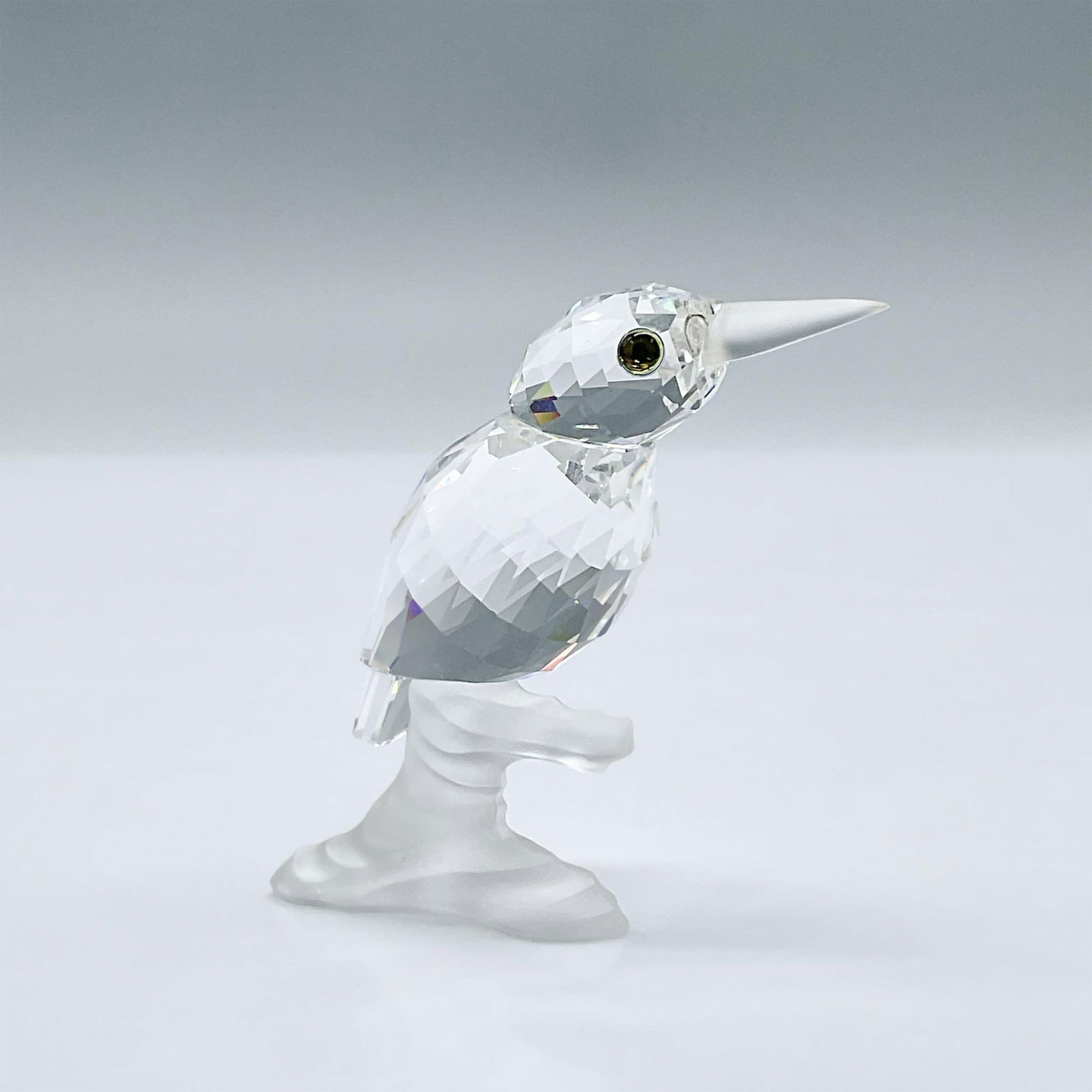 Swarovski Crystal Figurine, Kingfisher On Branch (1 of 4)