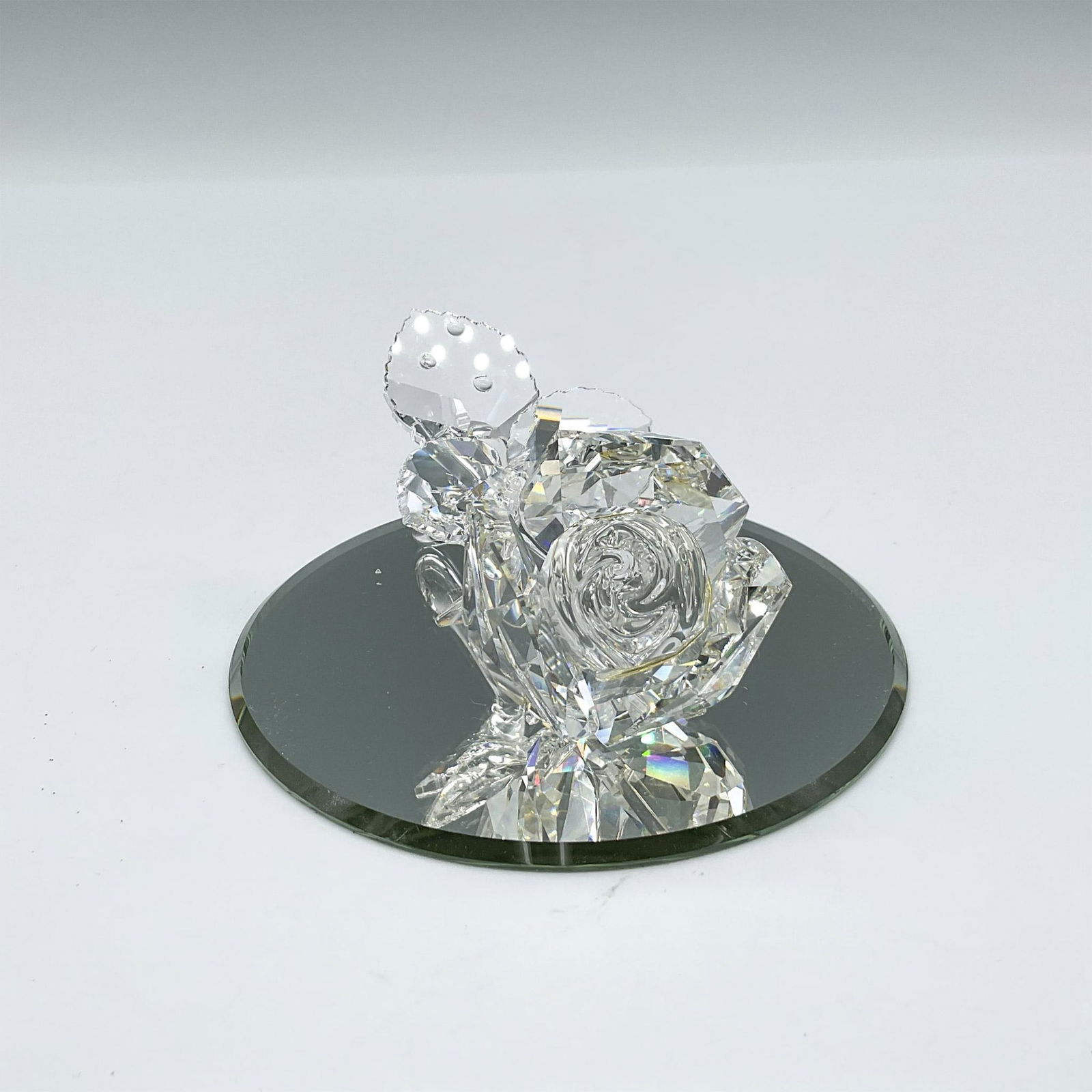 Swarovski Silver Crystal Figurine, The Rose (1 of 4)