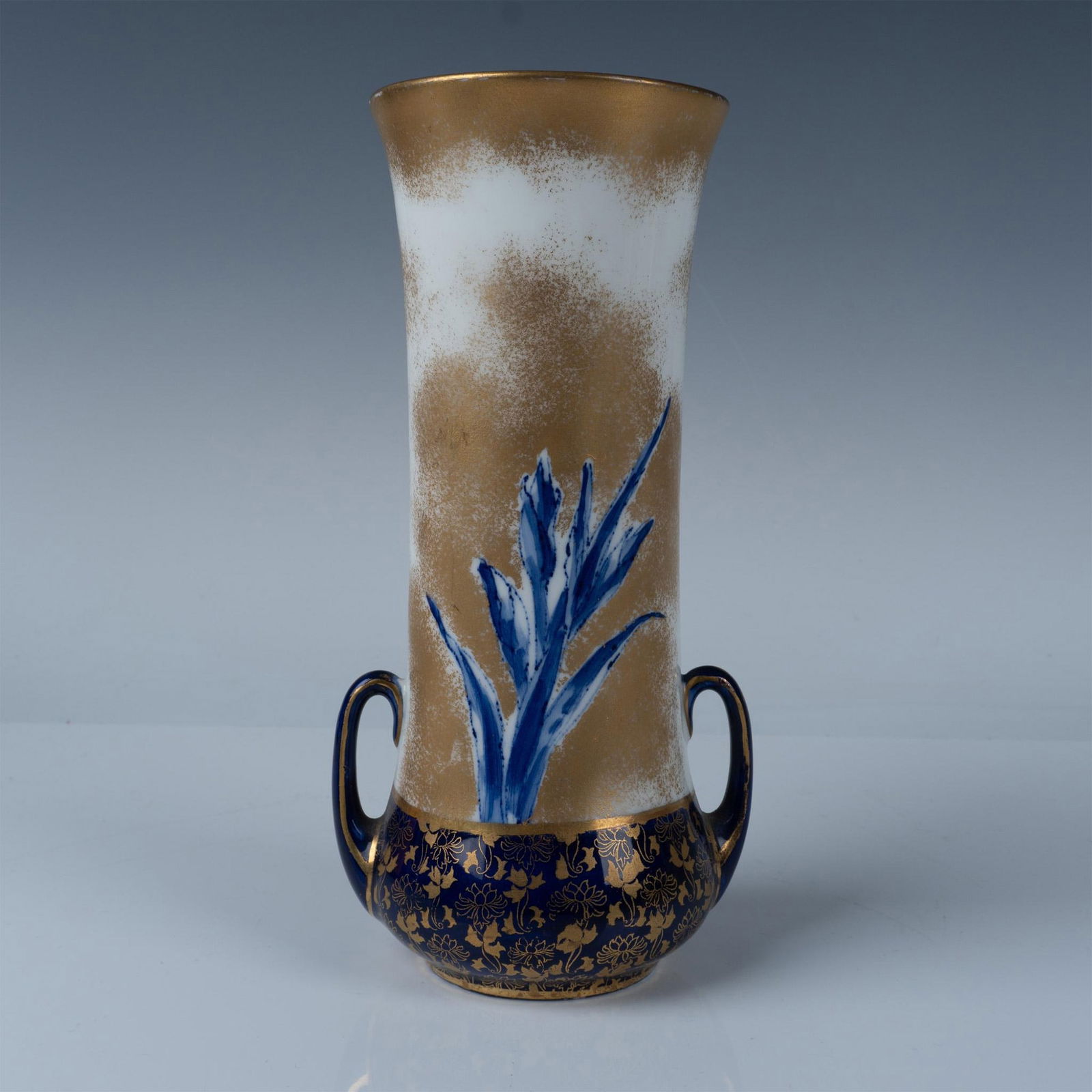 Royal Doulton Porcelain Vase, Blue Iris (1 of 4)