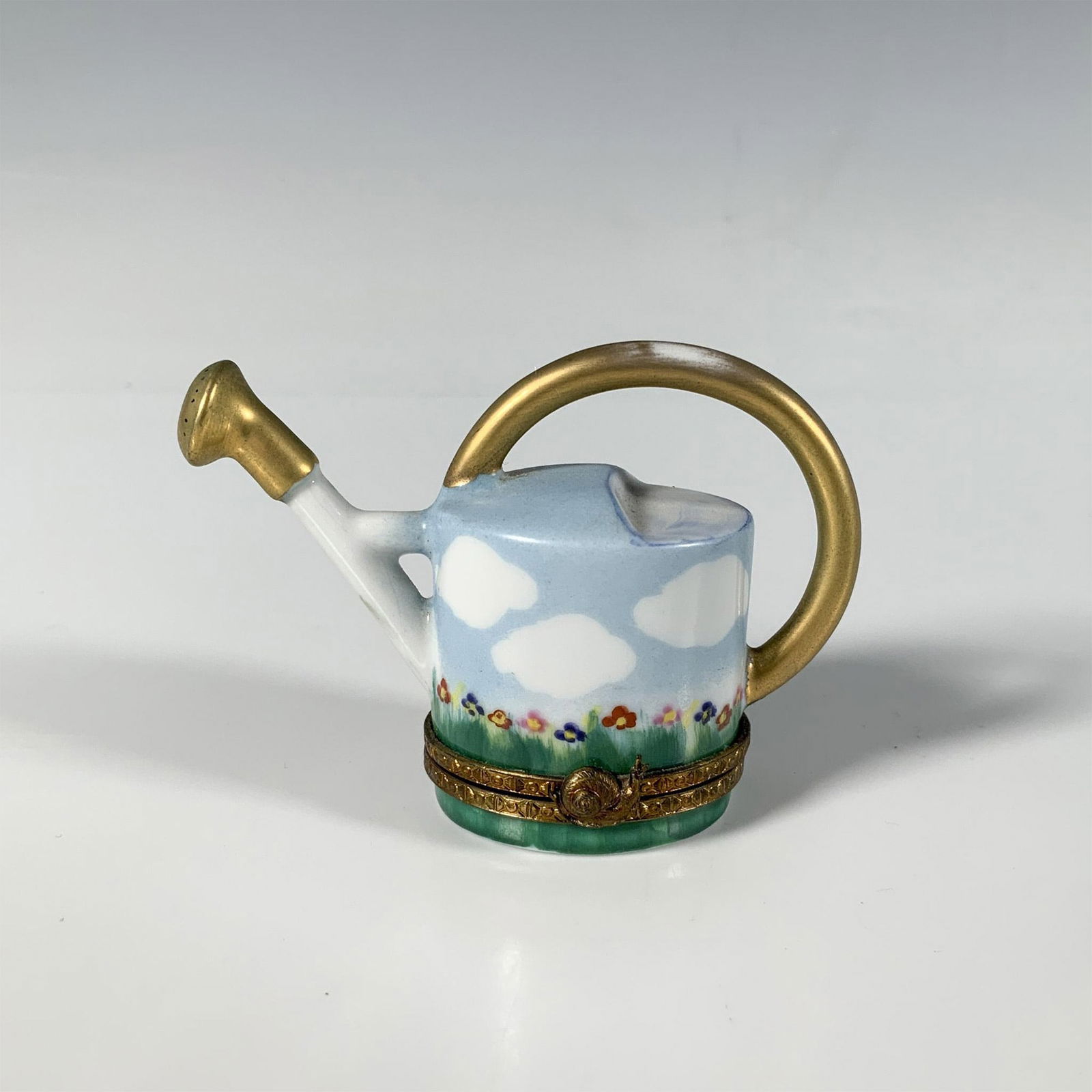 Rochard Limoges Porcelain Decorative Box, Watering Pot (1 of 4)