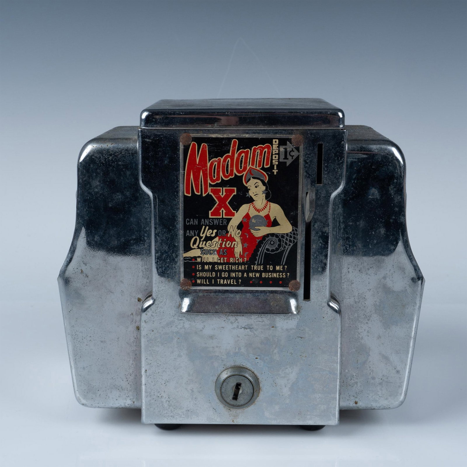 Vintage Madam X Chrome Napkin Holder (1 of 6)