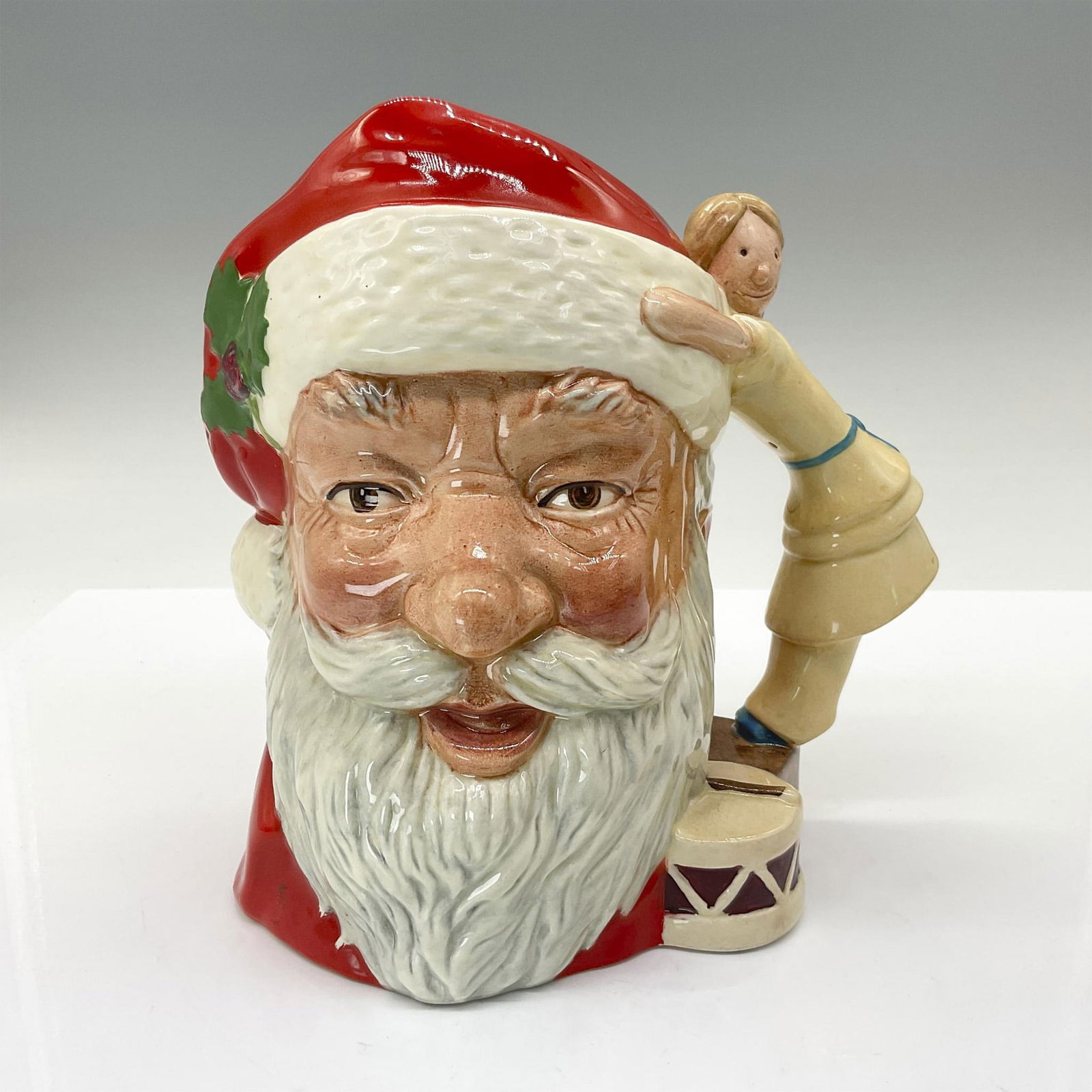 Santa (Doll & Drum) D6668 - Large - Royal Doulton Character Jug (1 of 3)