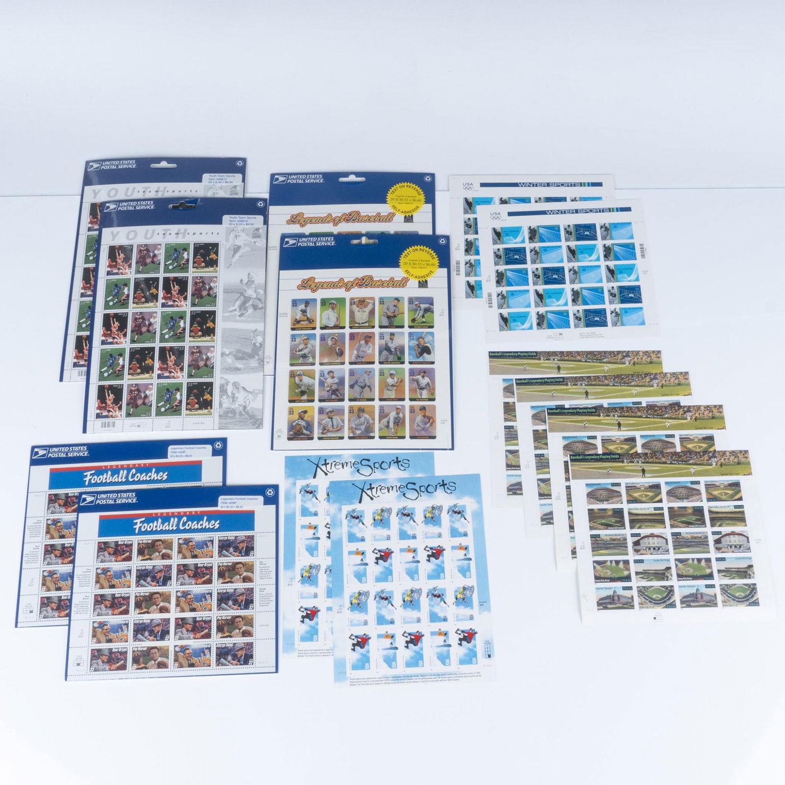 14 Sheets USPS Sports and Athletics Postal Stamps (1 of 10)
