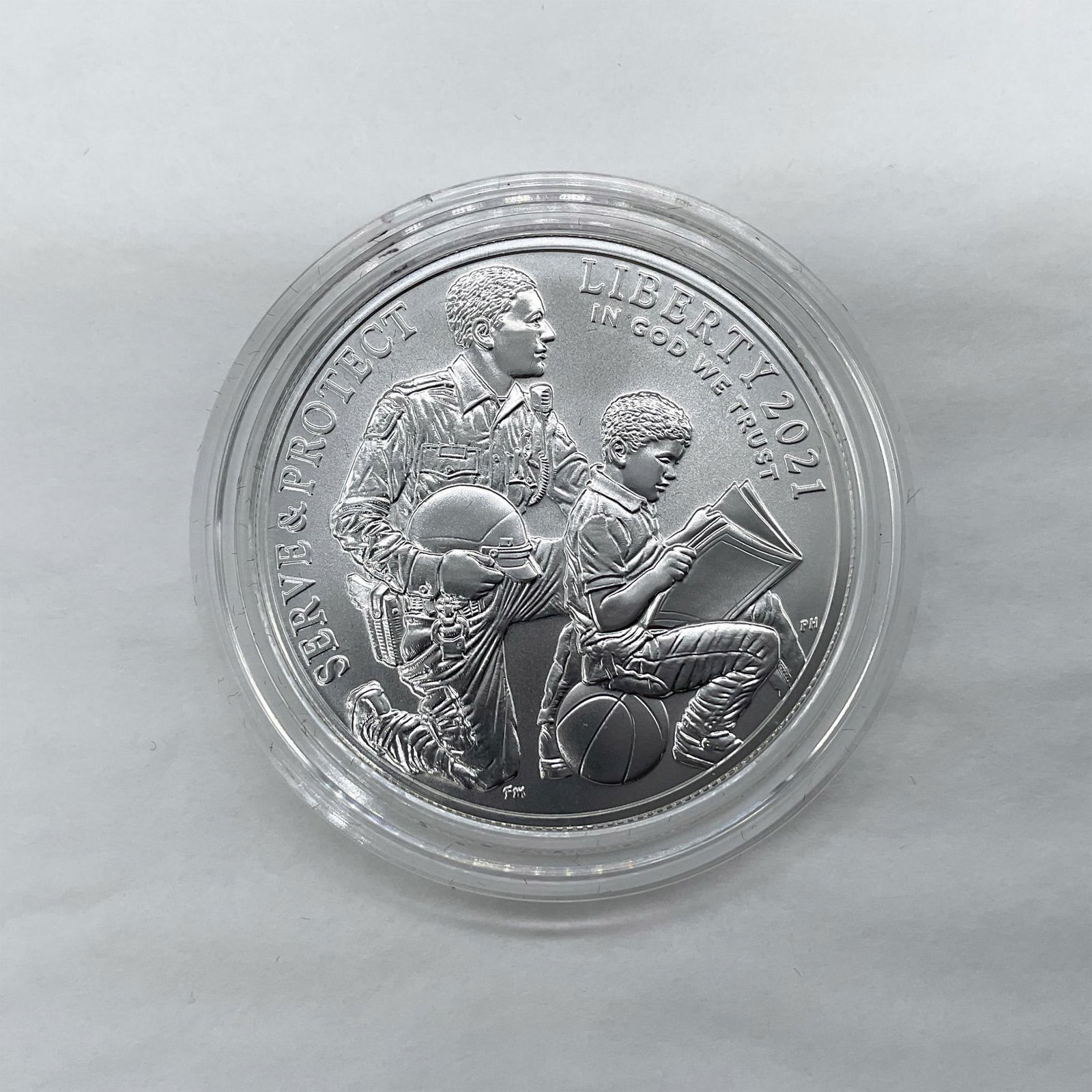 2021-P National Law Enforcement Silver Dollar Uncirculated (1 of 3)