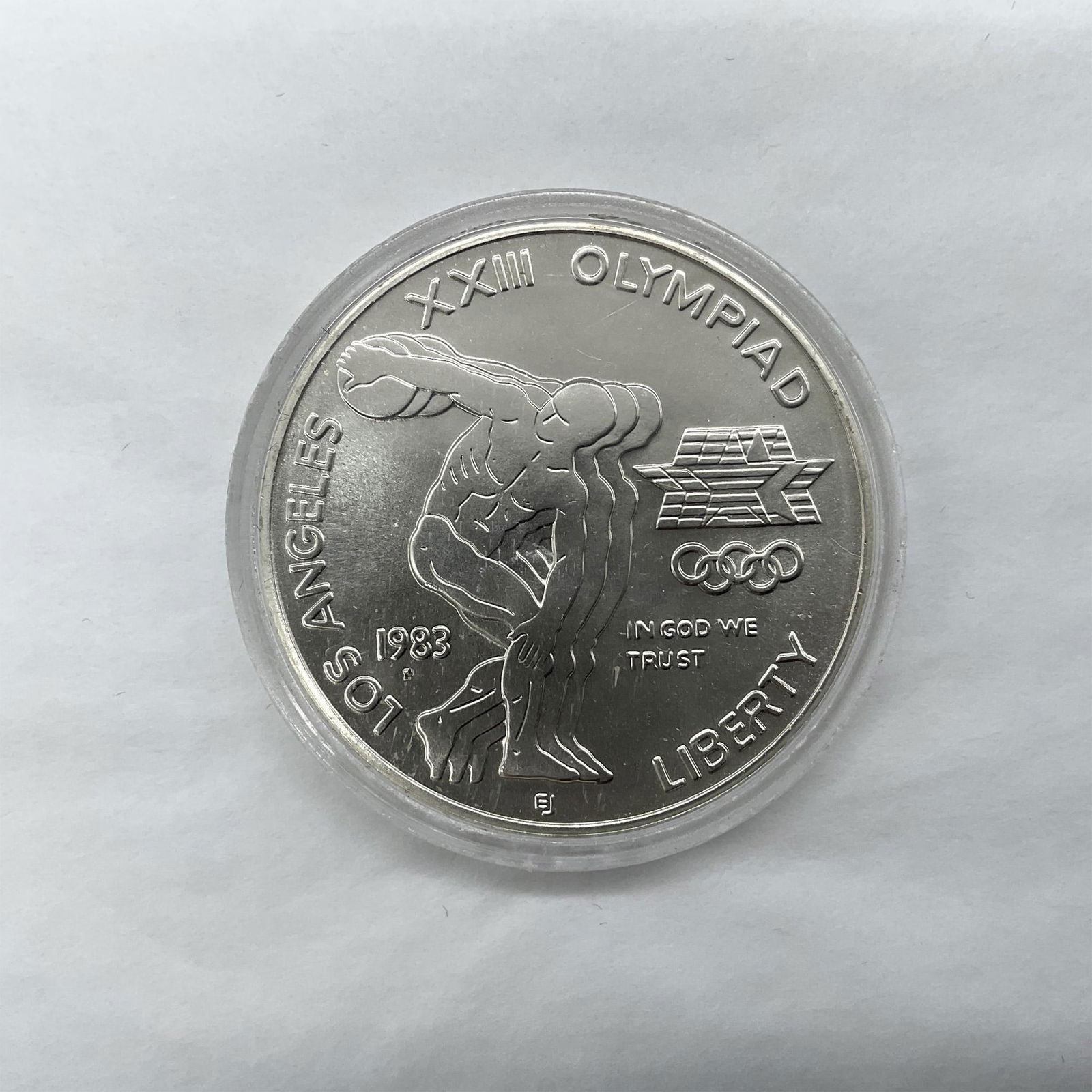 1983-P Los Angeles Olympics US Silver Dollar (1 of 2)