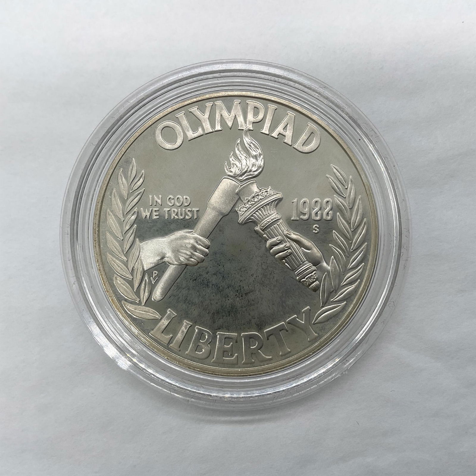 1988-S Olympic US Silver Dollar Proof (1 of 3)