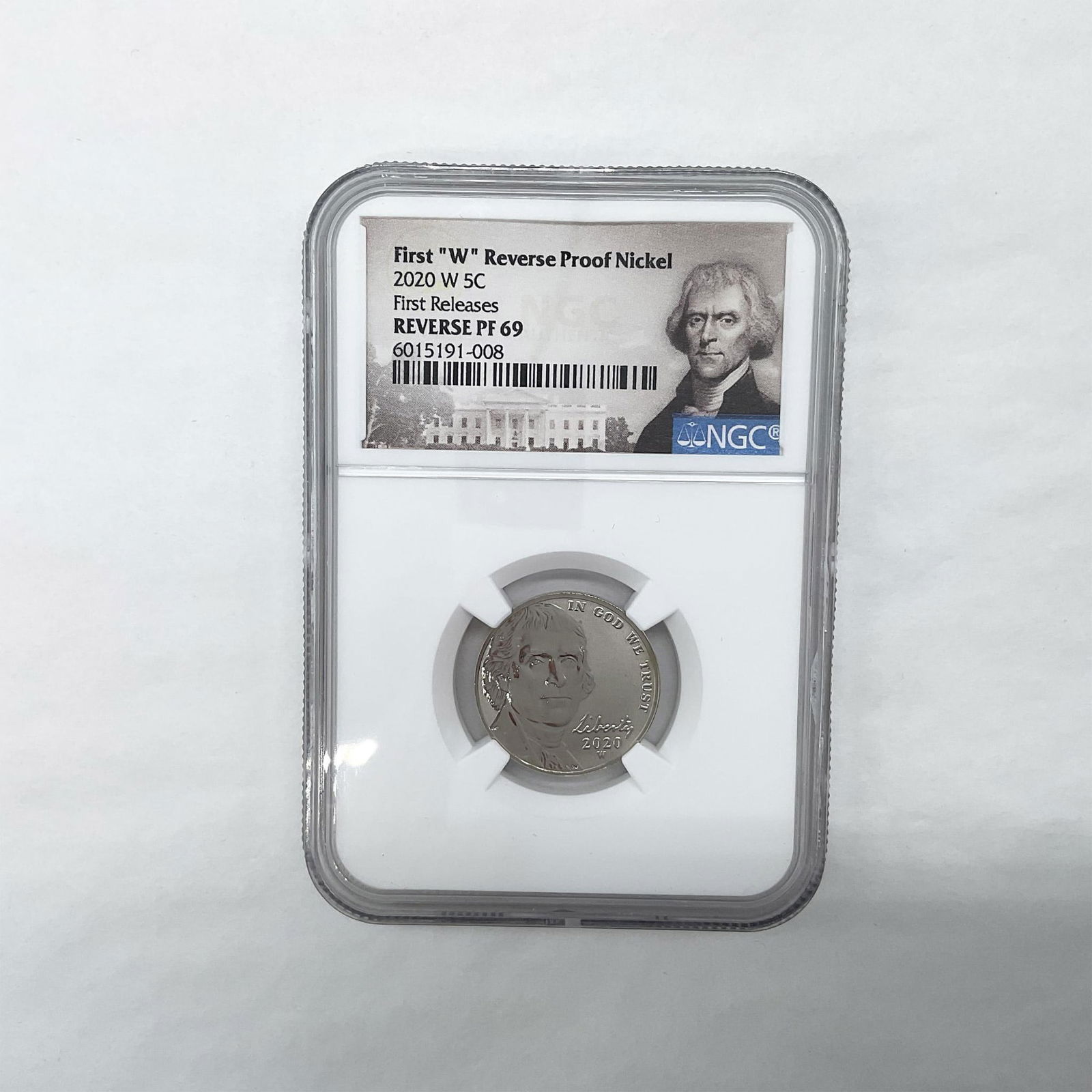 2020-W US Jefferson Nickel NGC Reverse PF69 First Releases (1 of 2)