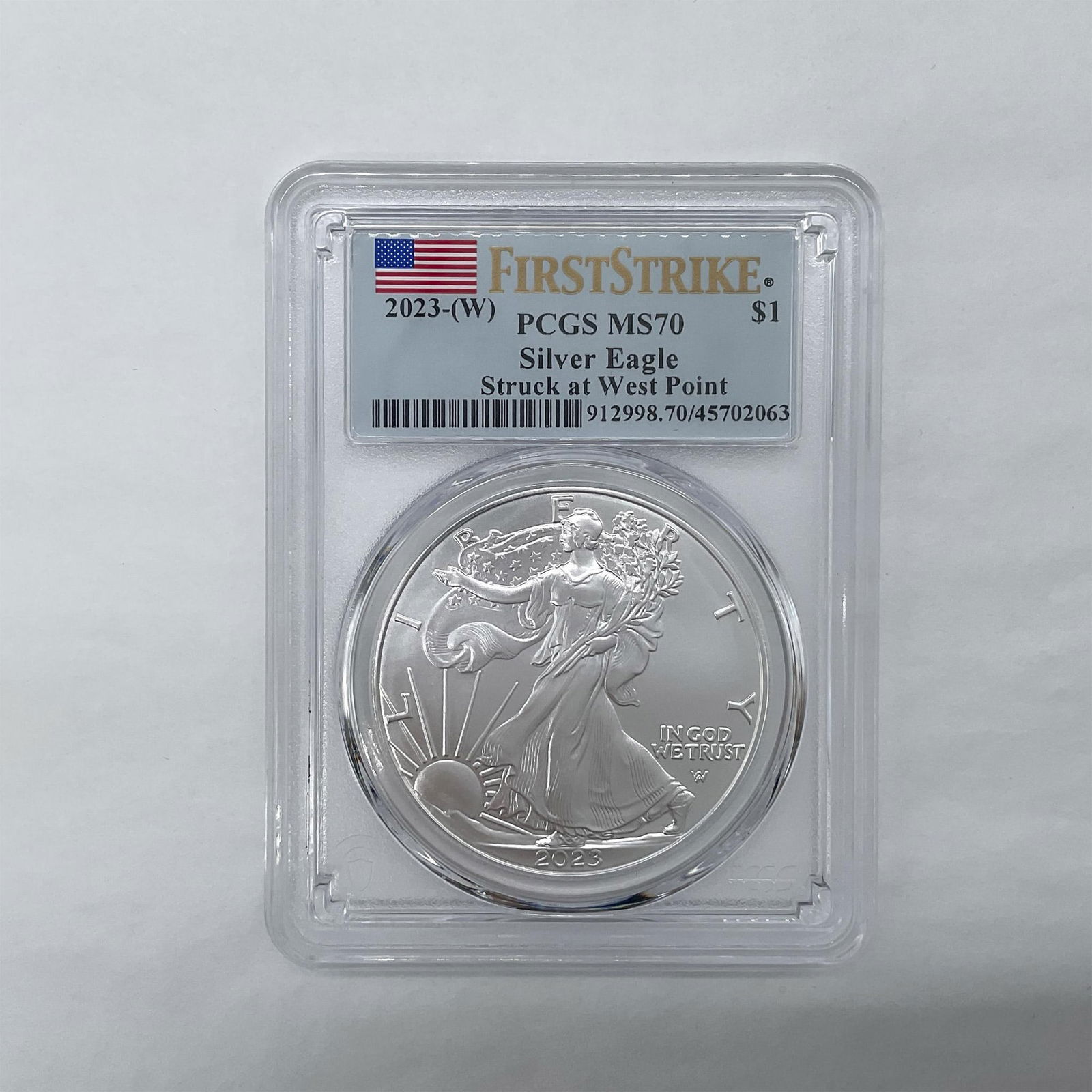 2023 (W) Silver Eagle Dollar (T-2) PCGS Graded MS70 First Strike (1 of 2)