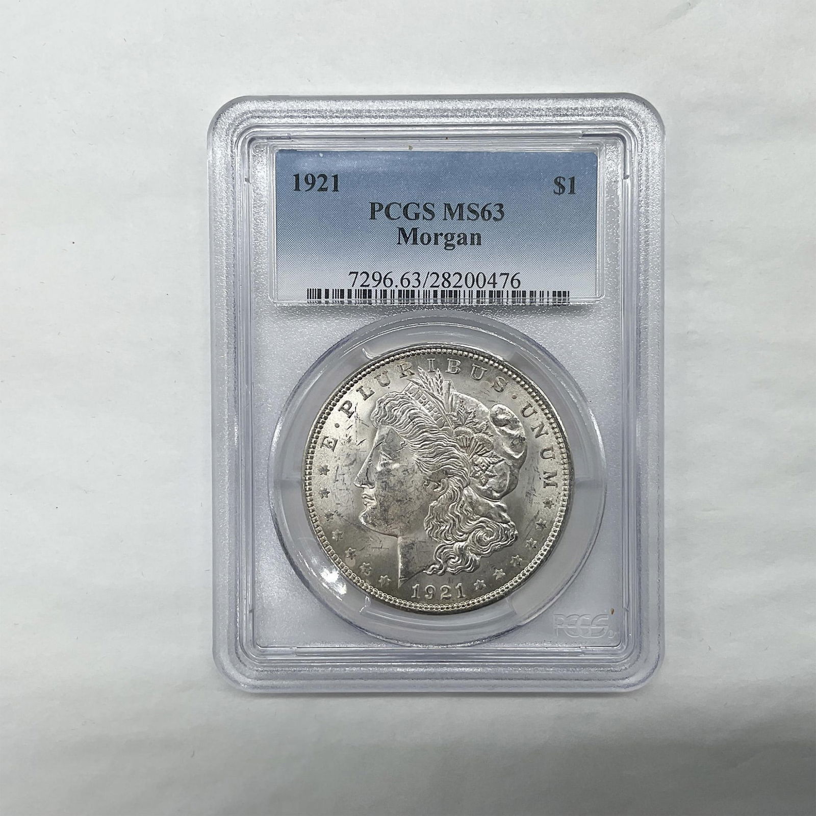 1921 Morgan Silver Dollar MS63 PCGS (1 of 3)