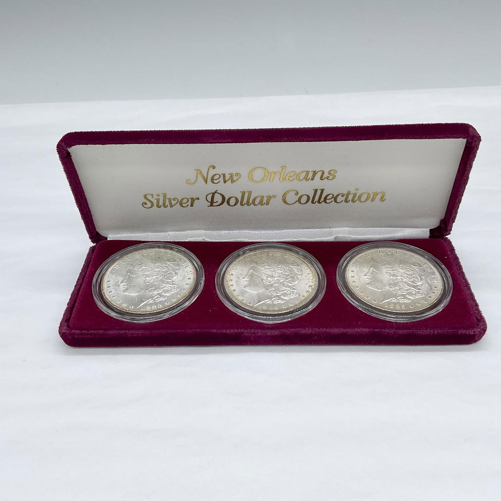 3pc 1883, 1884 and 1885-O Silver Dollar Set (1 of 3)