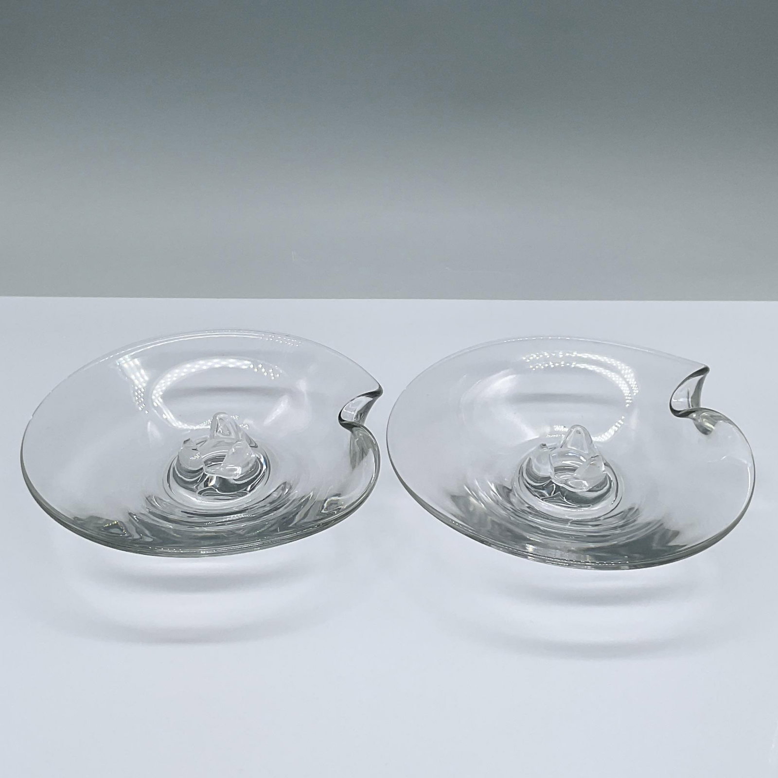 2pc Glass Candle holders (1 of 3)