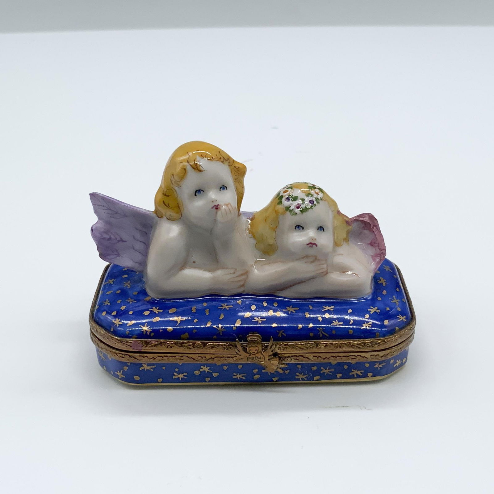 Limoges Treasure Box, Angels (1 of 4)